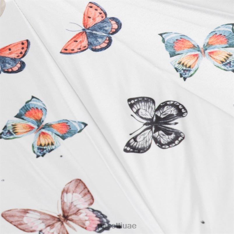 مظلة | 189 5x790-10 p - مظلة على شكل فراشة بمقبض جلدي برتقالي PASOTTI Z446V470